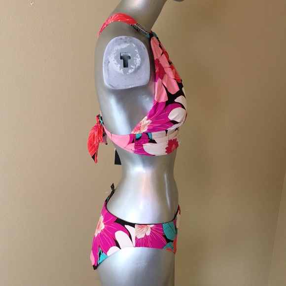 La Blanca In Full Bloom Bikini Midkini Swimsuit Set - Picture 11 of 15